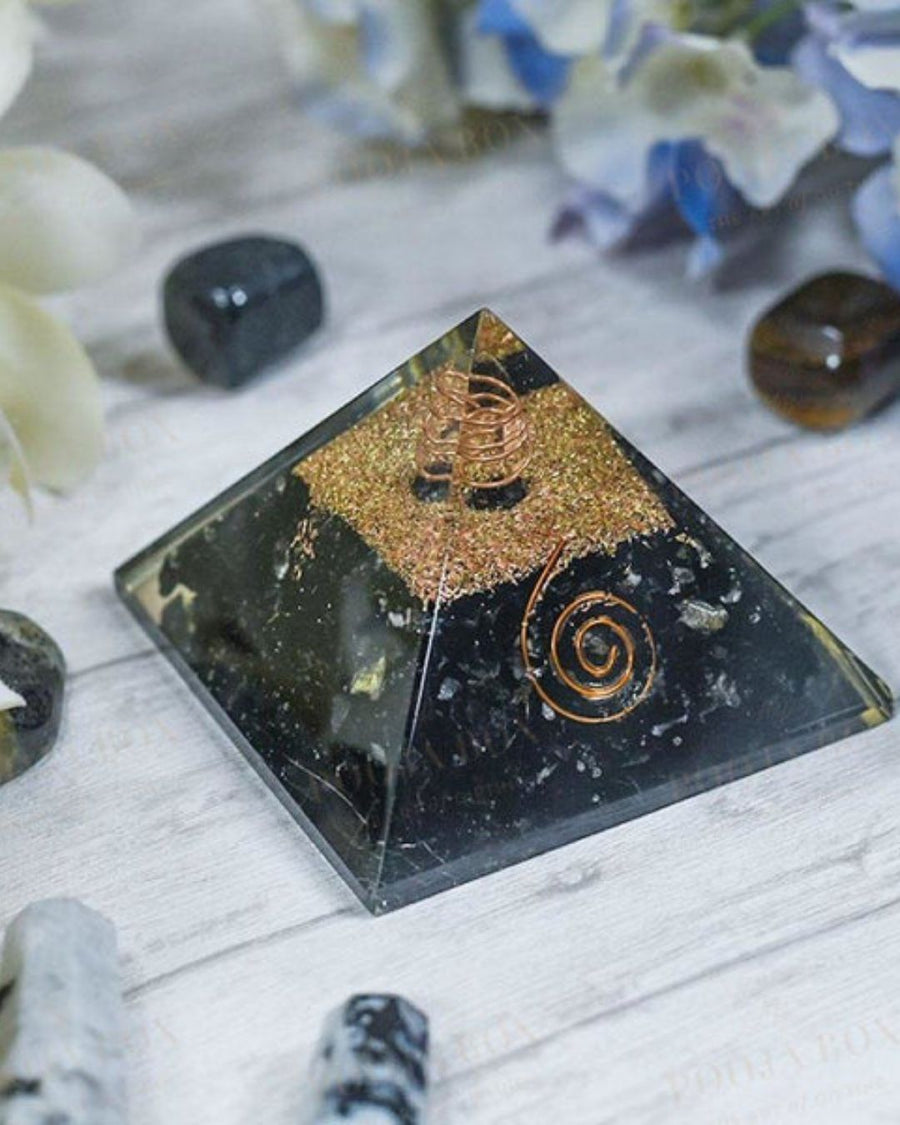 Black Tourmaline Pyramid