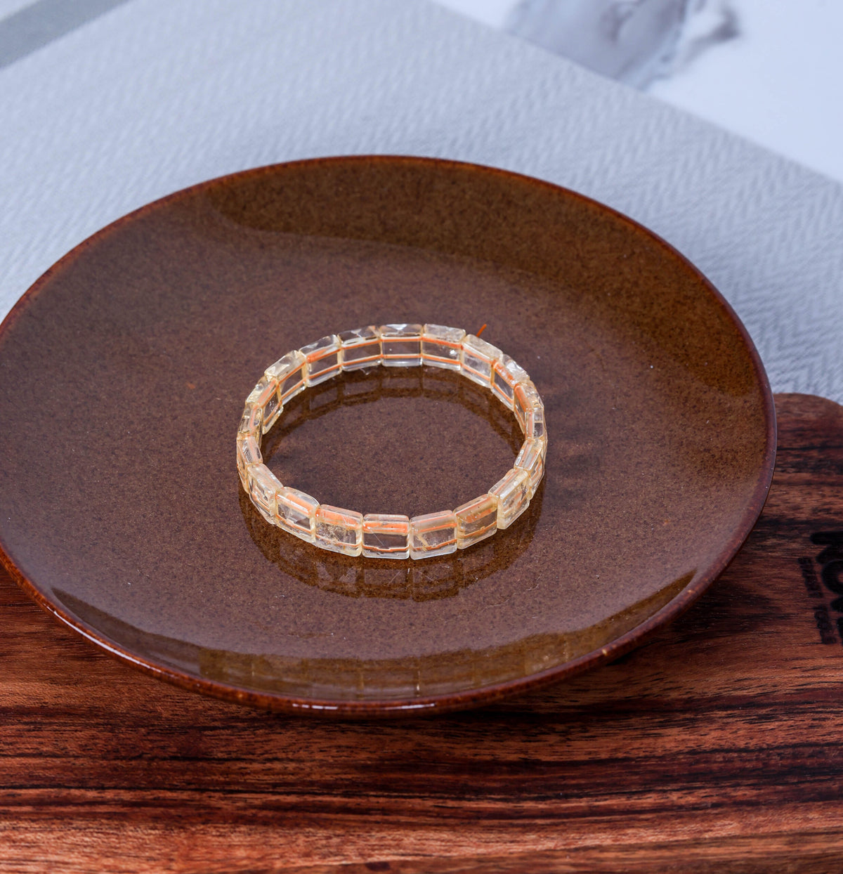 Citrine Bracelet (Pyramid-Cut)