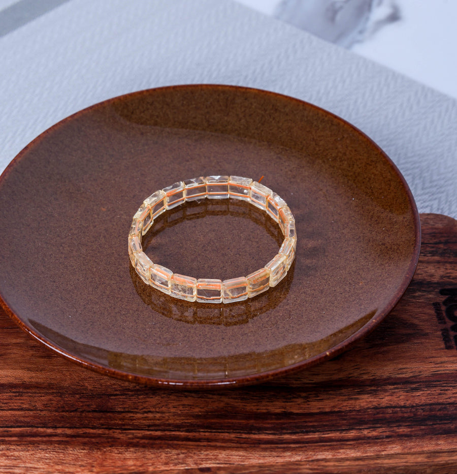 Citrine Bracelet (Pyramid-Cut)