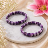 Amethyst Bracelet (Pyramid-Cut)
