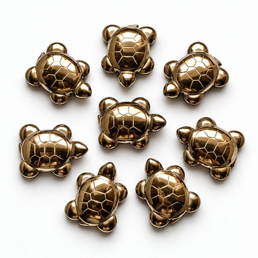 Golden Pyrite Turtle
