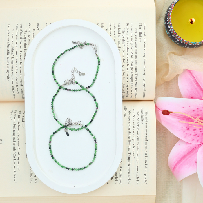 Ruby Zoisite Bracelet
