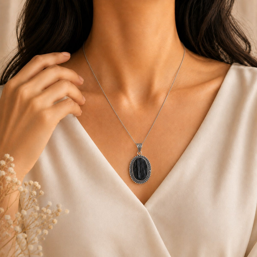 Black Tourmaline Pendant