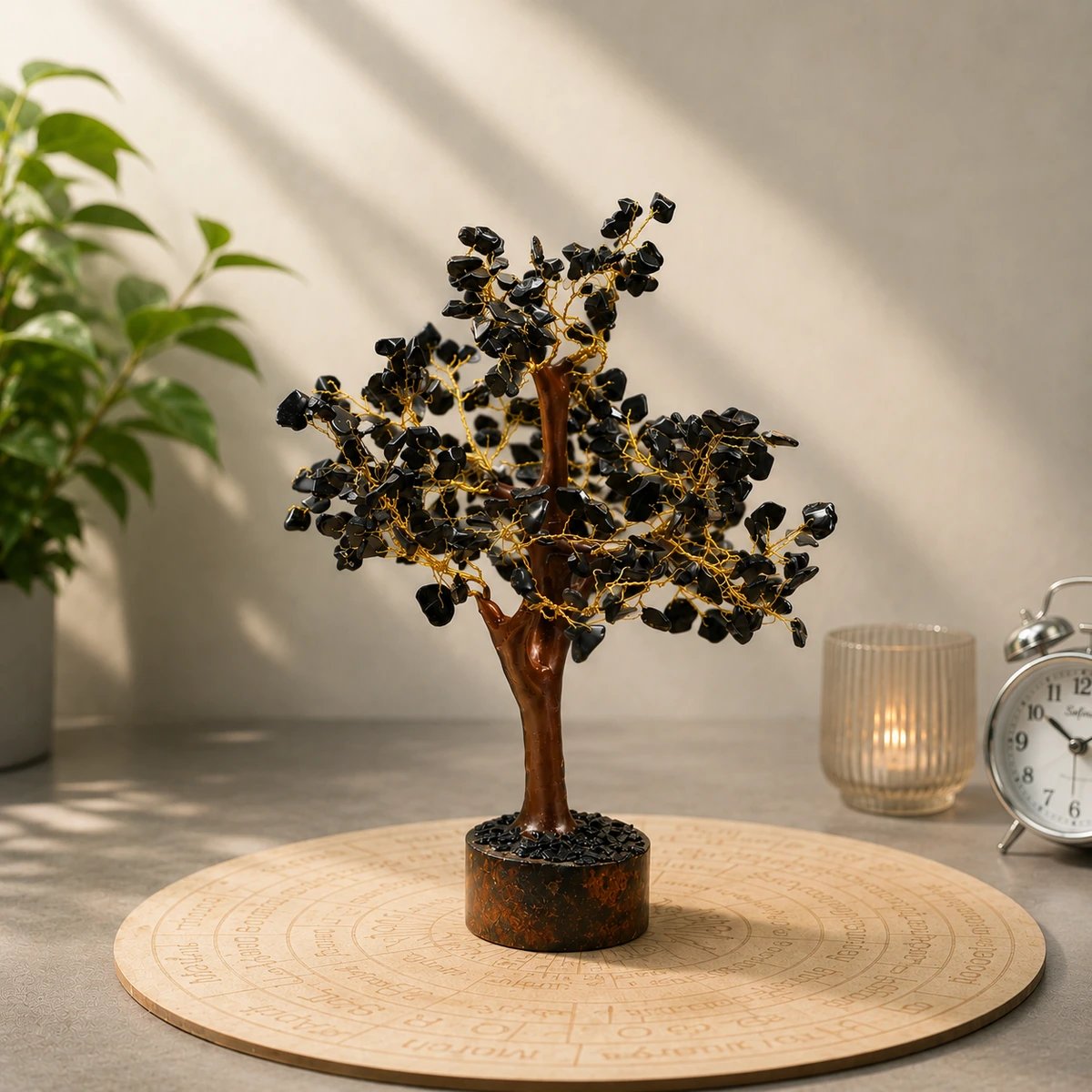 Black Tourmaline Tree (300 Beads)