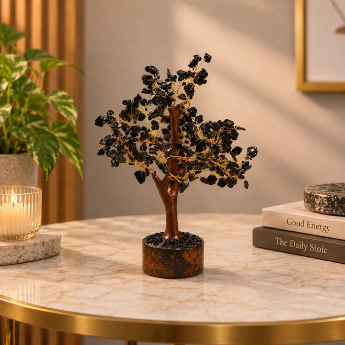 Black Tourmaline Tree (300 Beads)