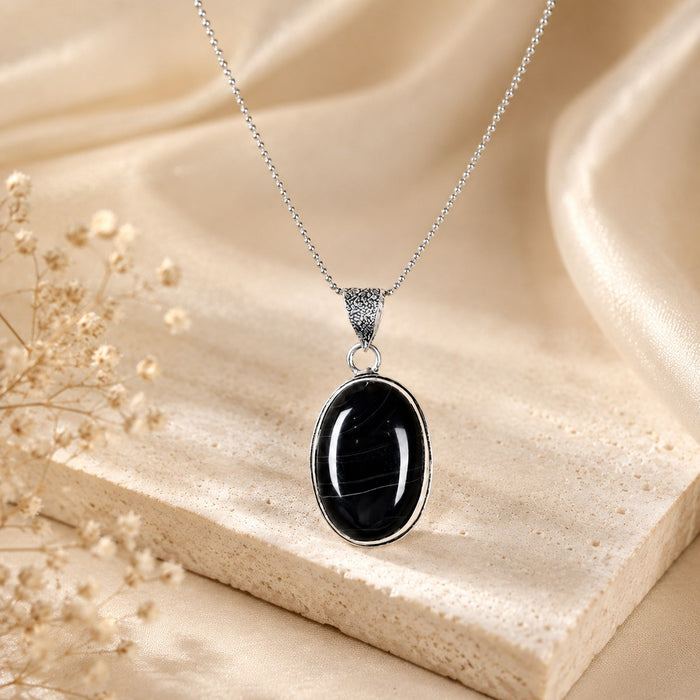 Black Obsidian Pendant