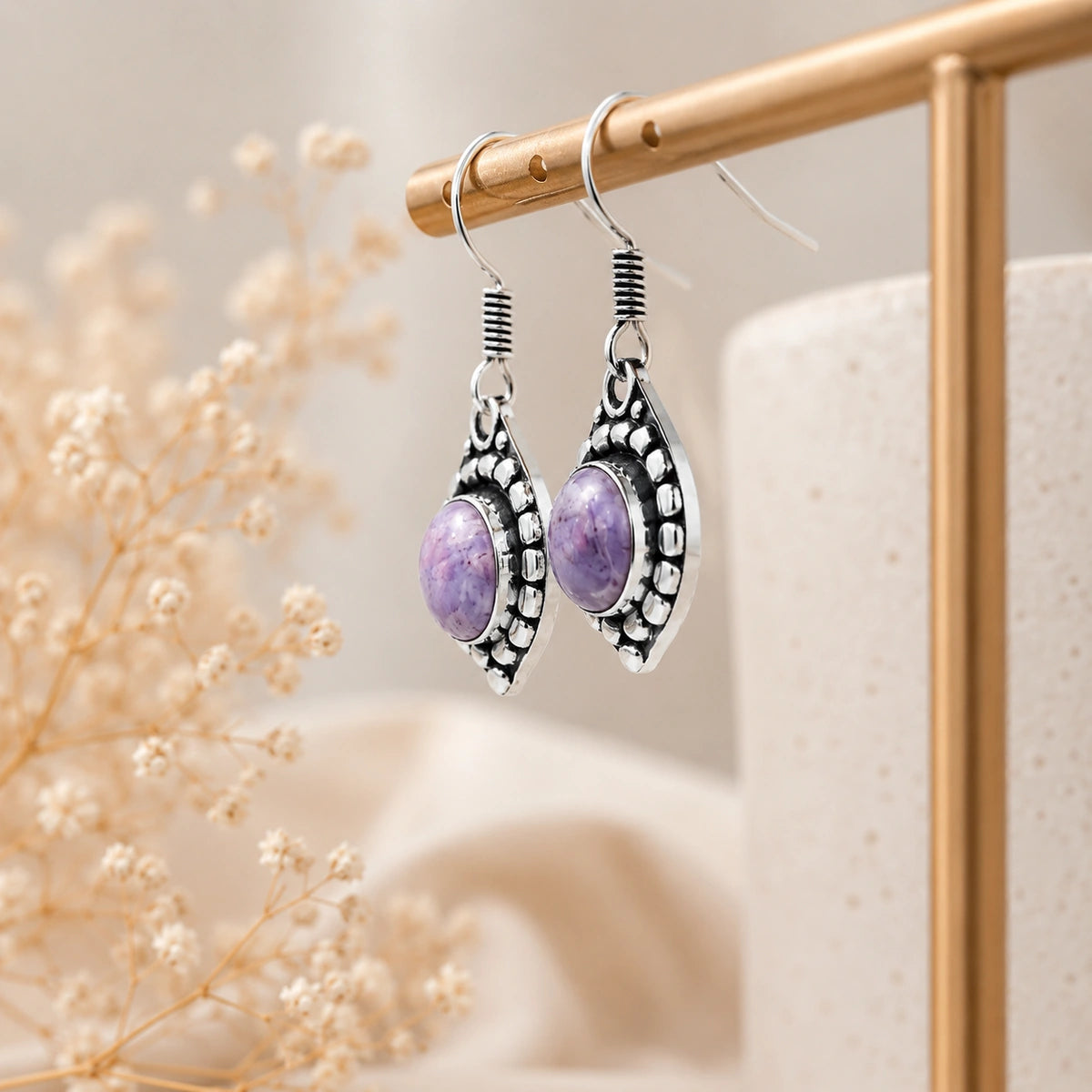 Amethyst Earring