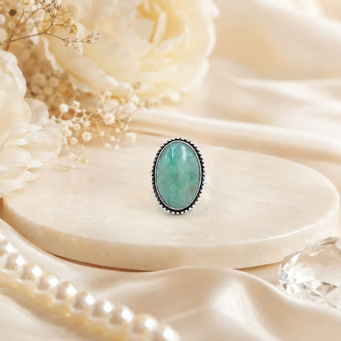 Green Aventurine Ring