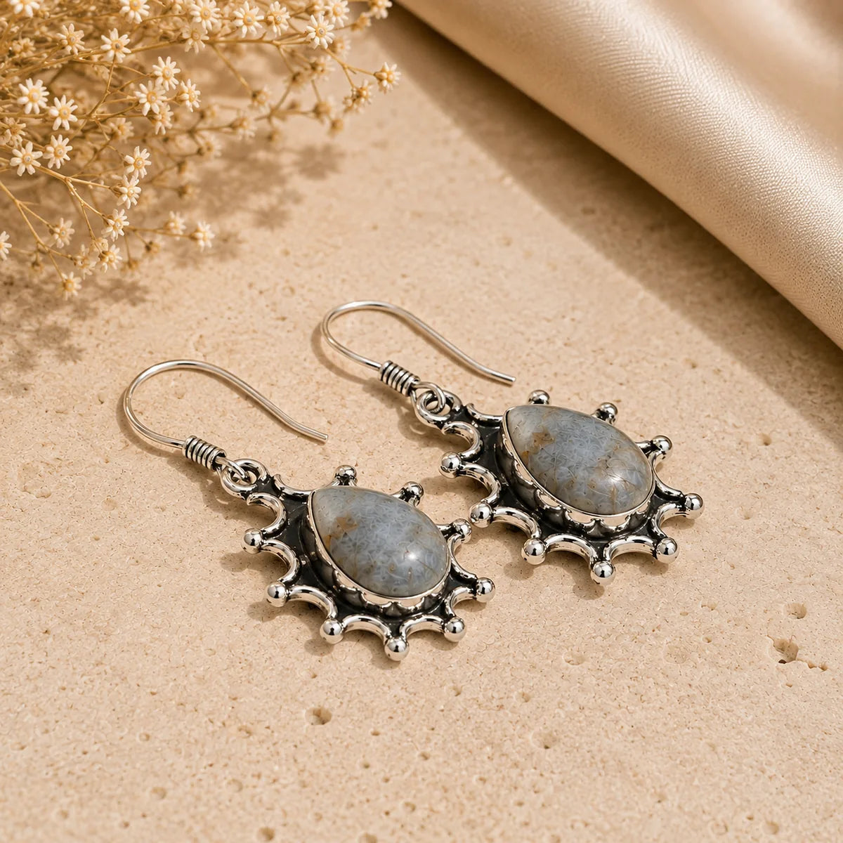 Labradorite Earring