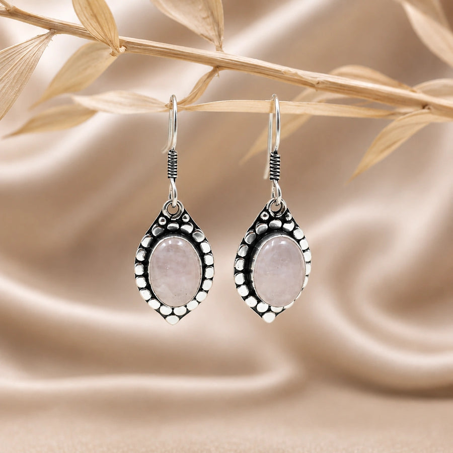 Rose Quartz Earring