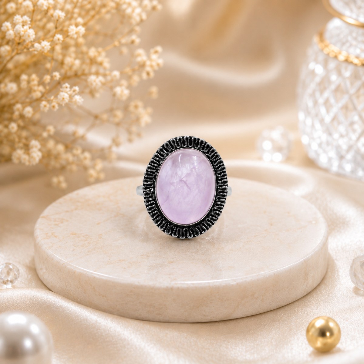 Rose Quartz Ring