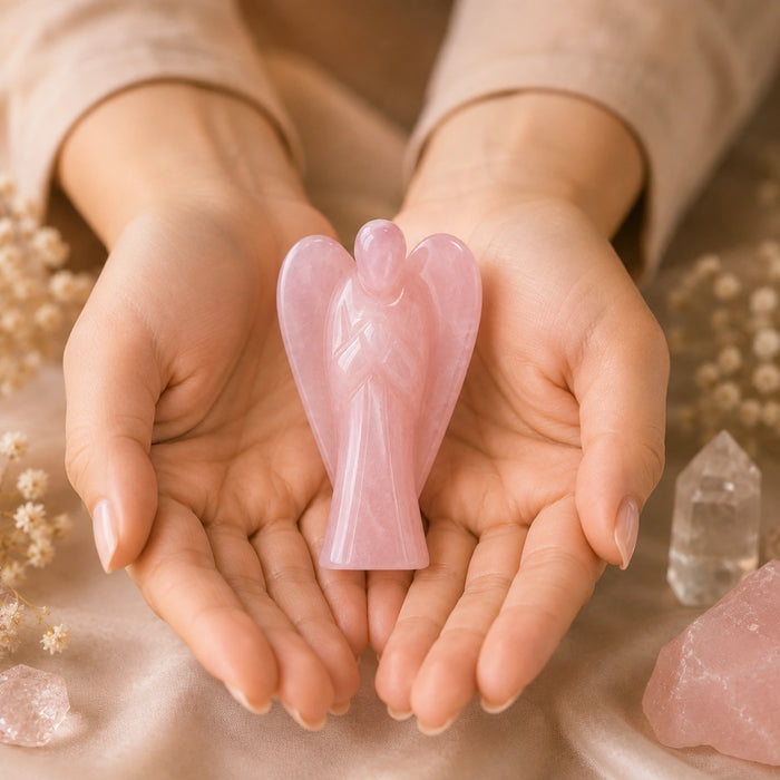 Rose Quartz Angel