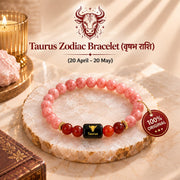 Taurus Zodiac Bracelet (वृषभ राशि)