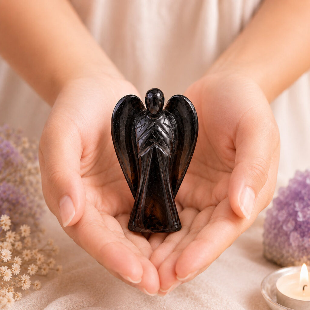 Black Tourmaline Angel – image 2