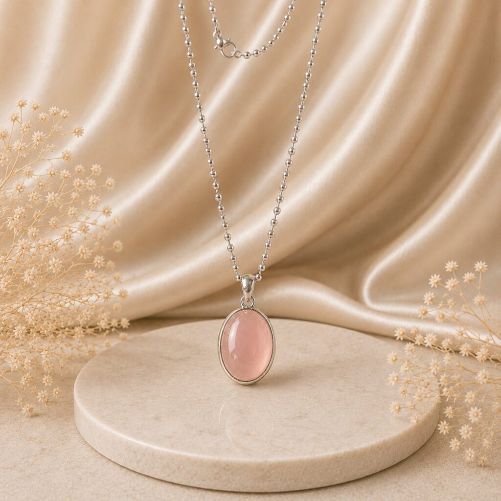 Rose Quartz Pendant – image 2