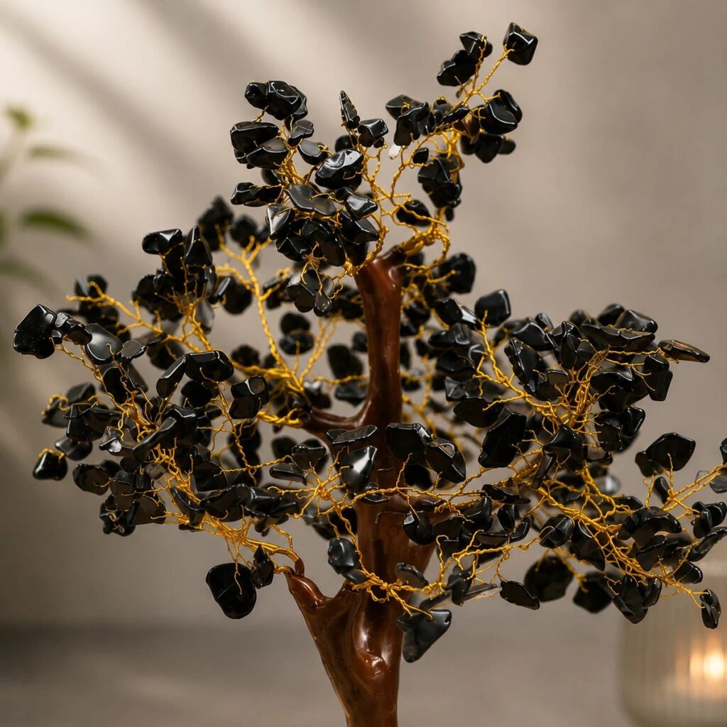 Black Tourmaline Tree (300 Beads) – image 2
