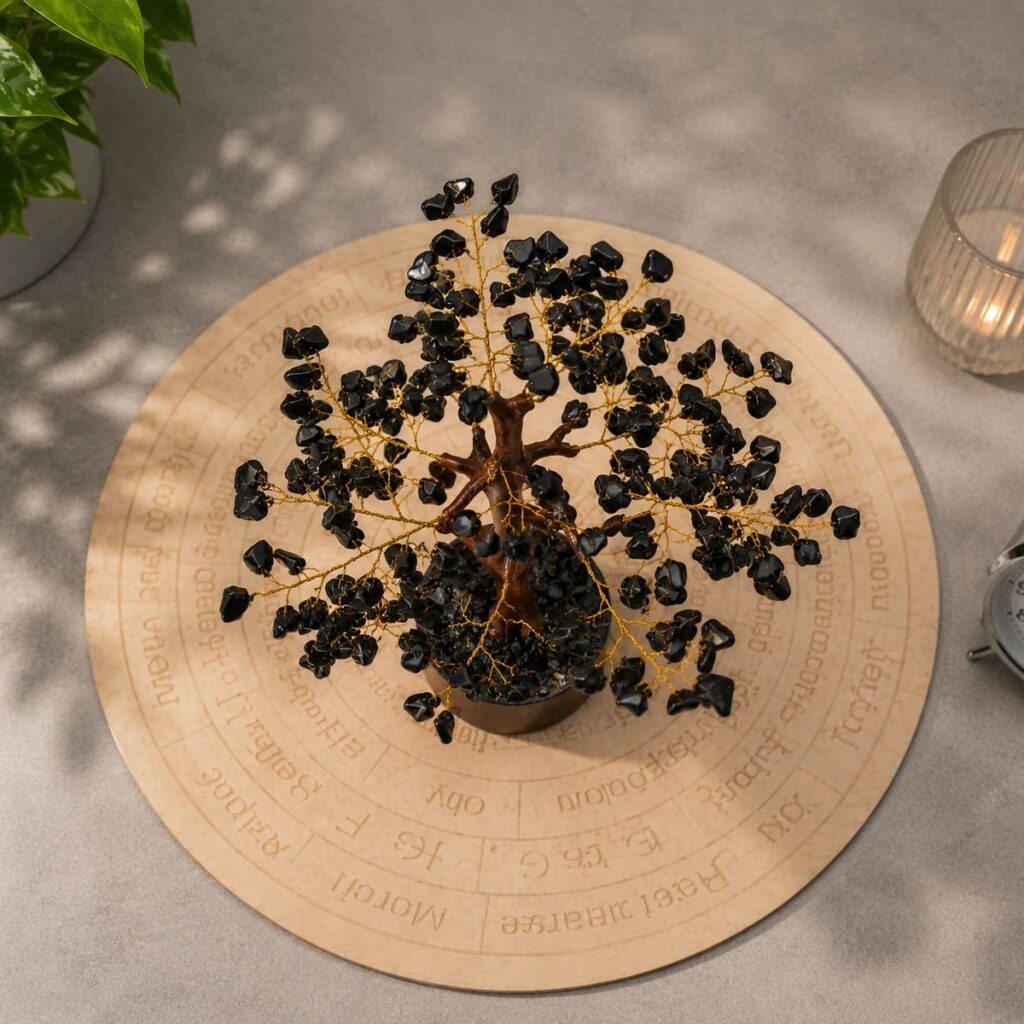 Black Tourmaline Tree (300 Beads) – image 3