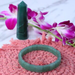 Green Aventurine Bracelet(Pyramid-Cut)