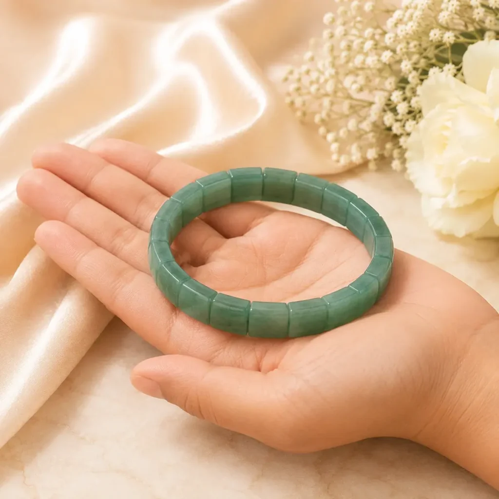 Green Aventurine Bracelet(Pyramid-Cut) – image 3