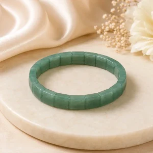 Green Aventurine Bracelet(Pyramid-Cut)