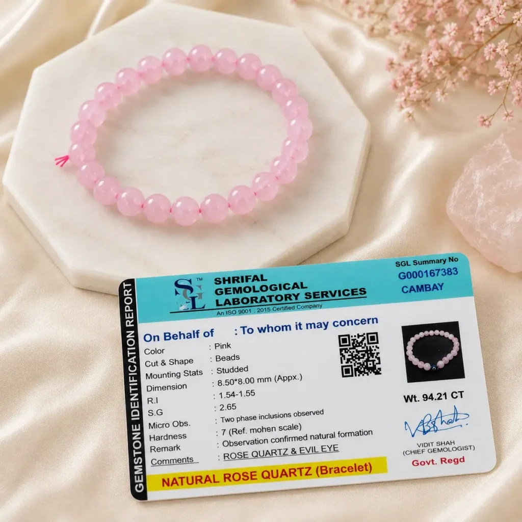 Rose Quartz Bracelet – image 2