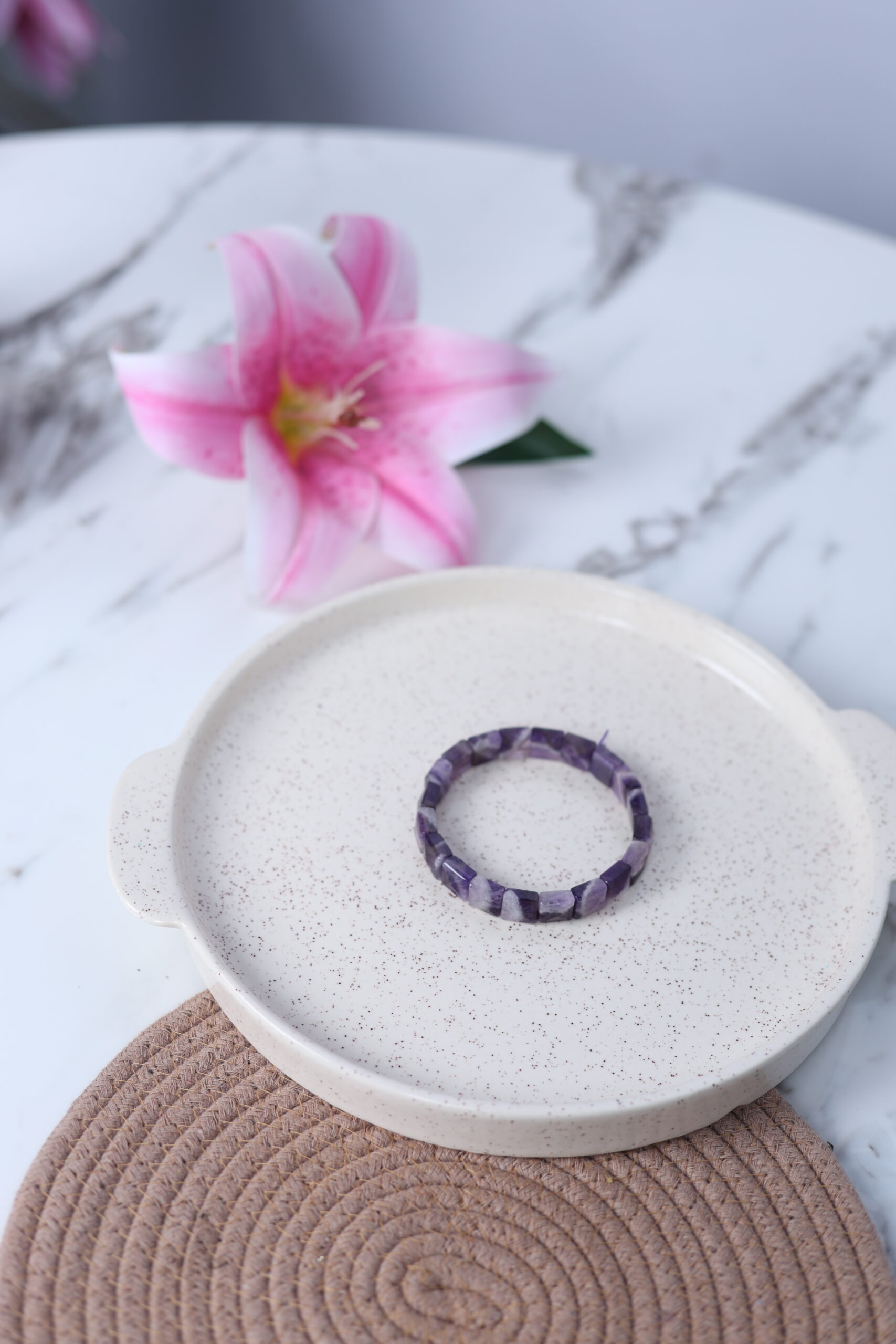 Amethyst Bracelet (Pyramid-Cut) - Image 3