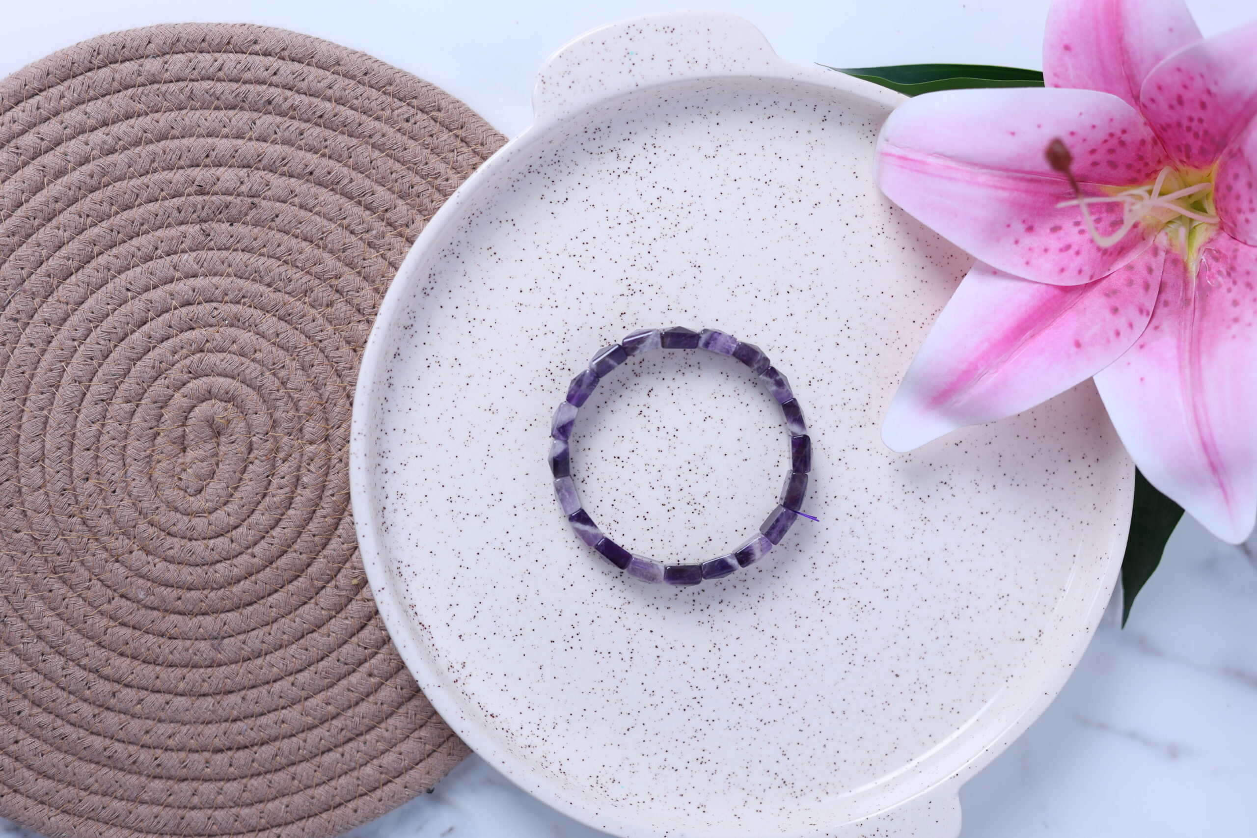 Amethyst Bracelet (Pyramid-Cut) - Image 4