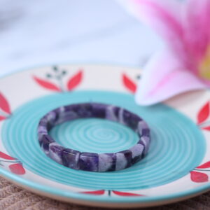 Amethyst Bracelet (Pyramid-Cut)