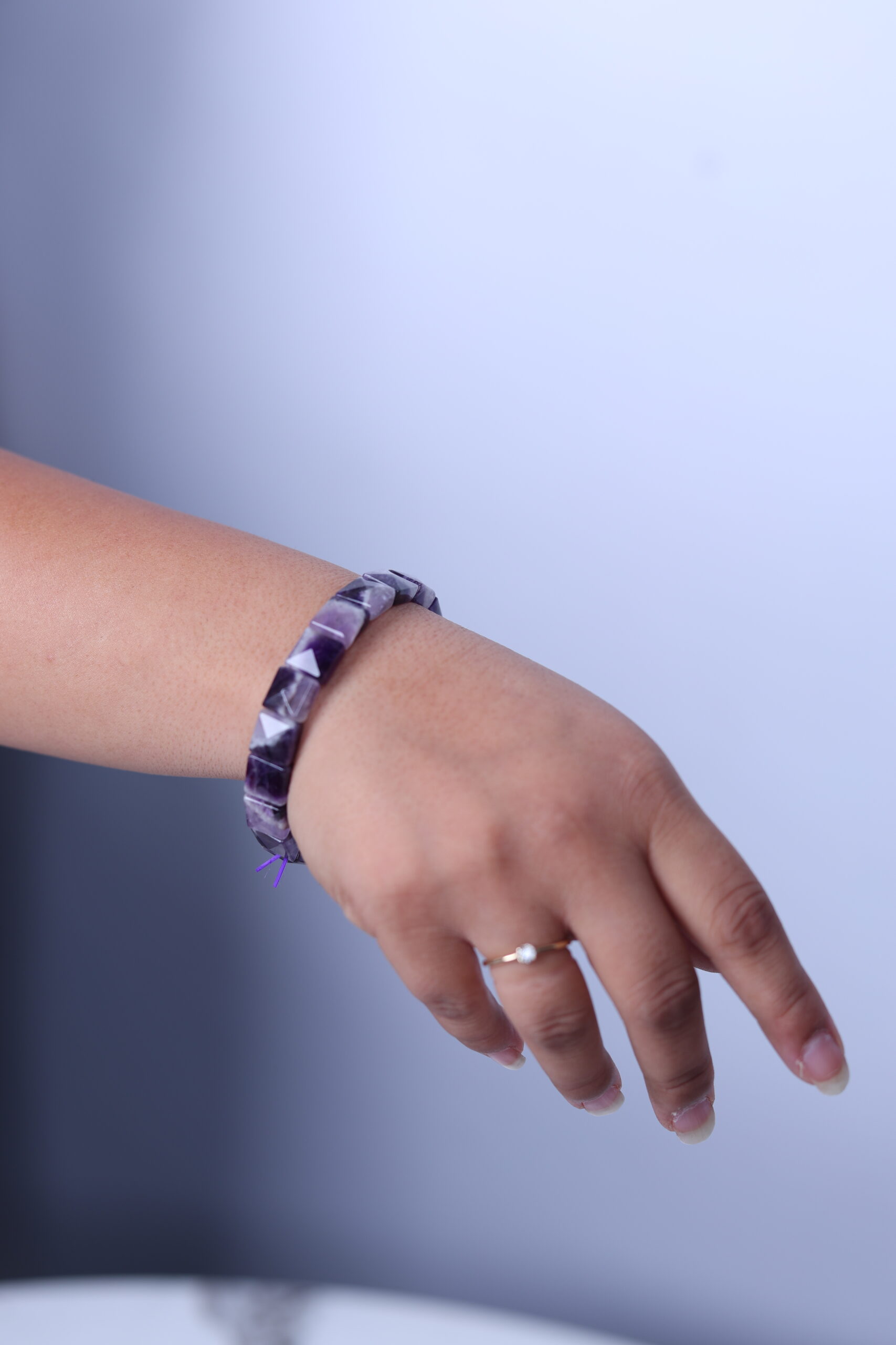Amethyst Bracelet (Pyramid-Cut) - Image 5