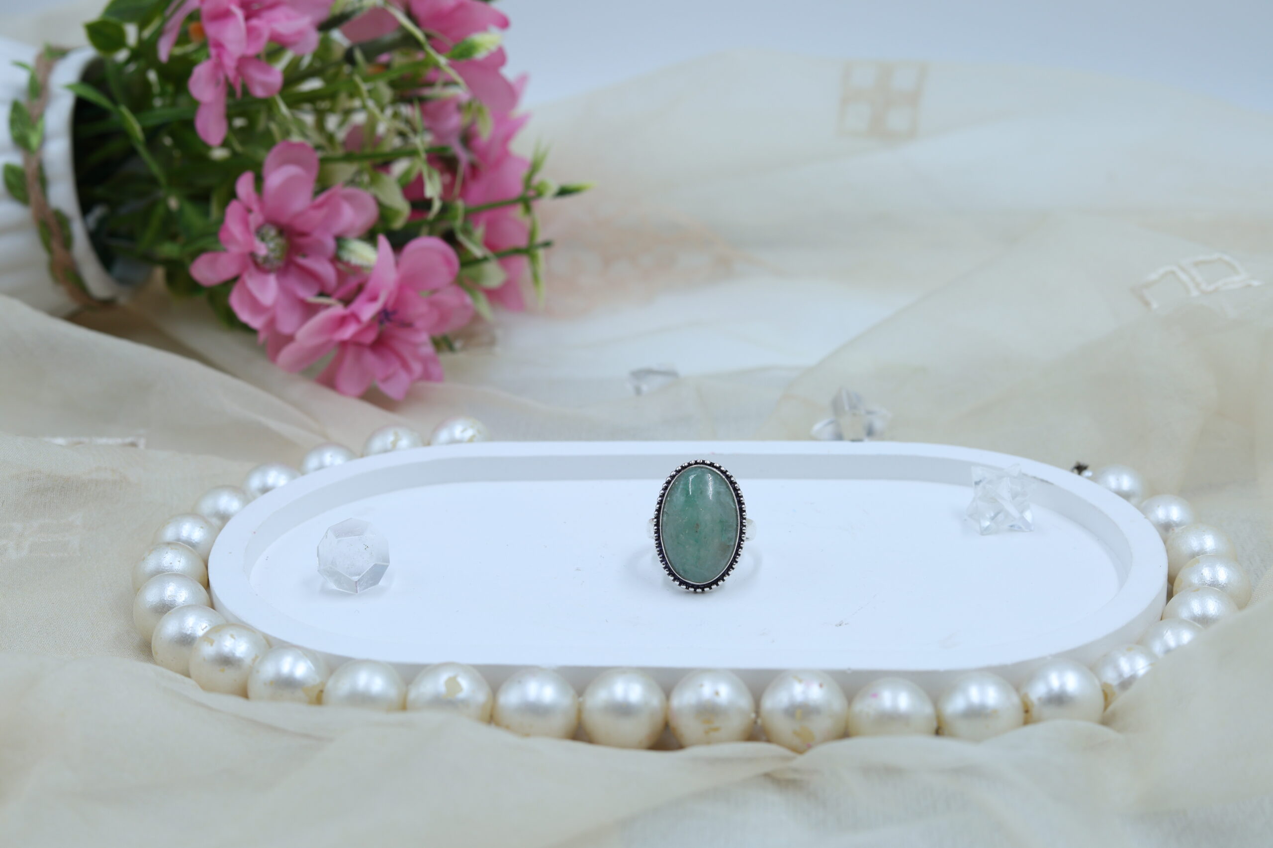 Green Aventurine Ring - Image 3