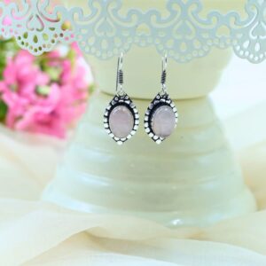 Rose Quartz Earring