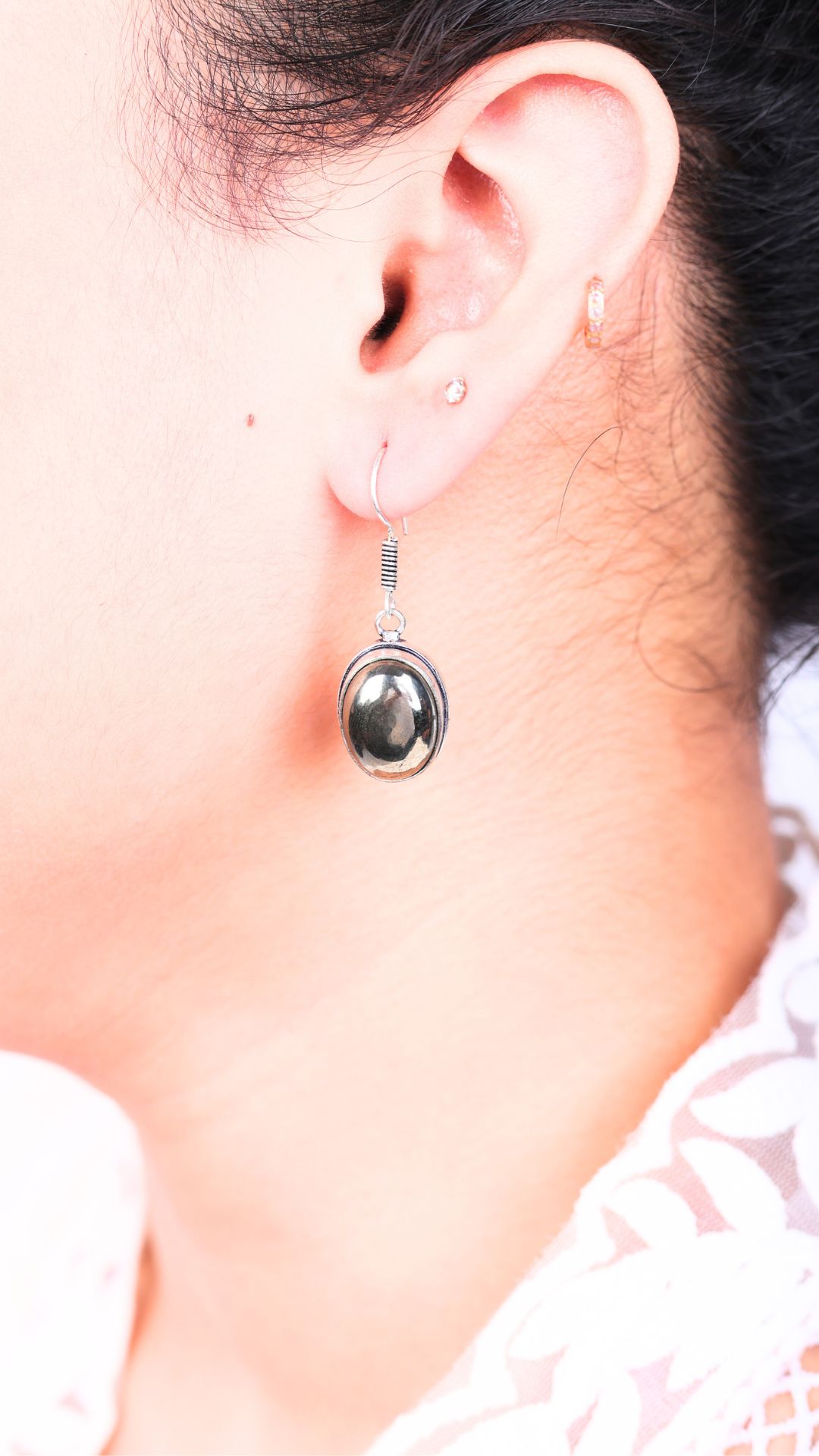 Pyrite Earring - Image 2