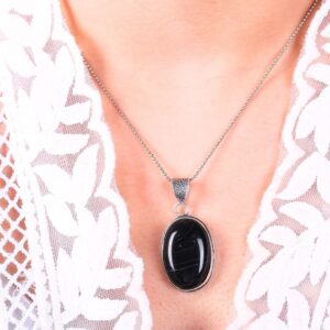 Black Obsidian Pendant