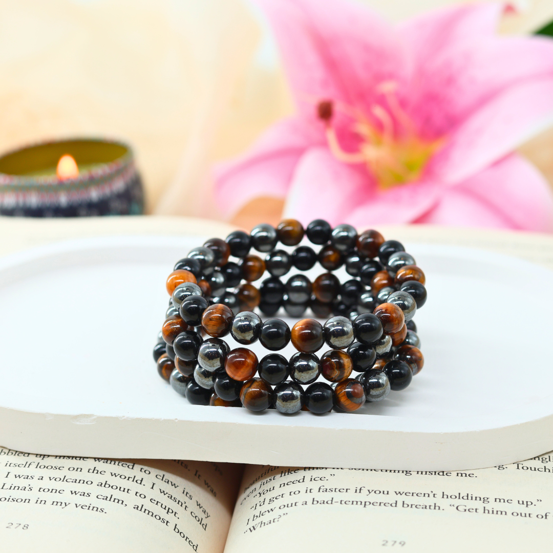 Triple Protection (Tiger's Eye, Hematite, Black Tourmaline) - Image 2