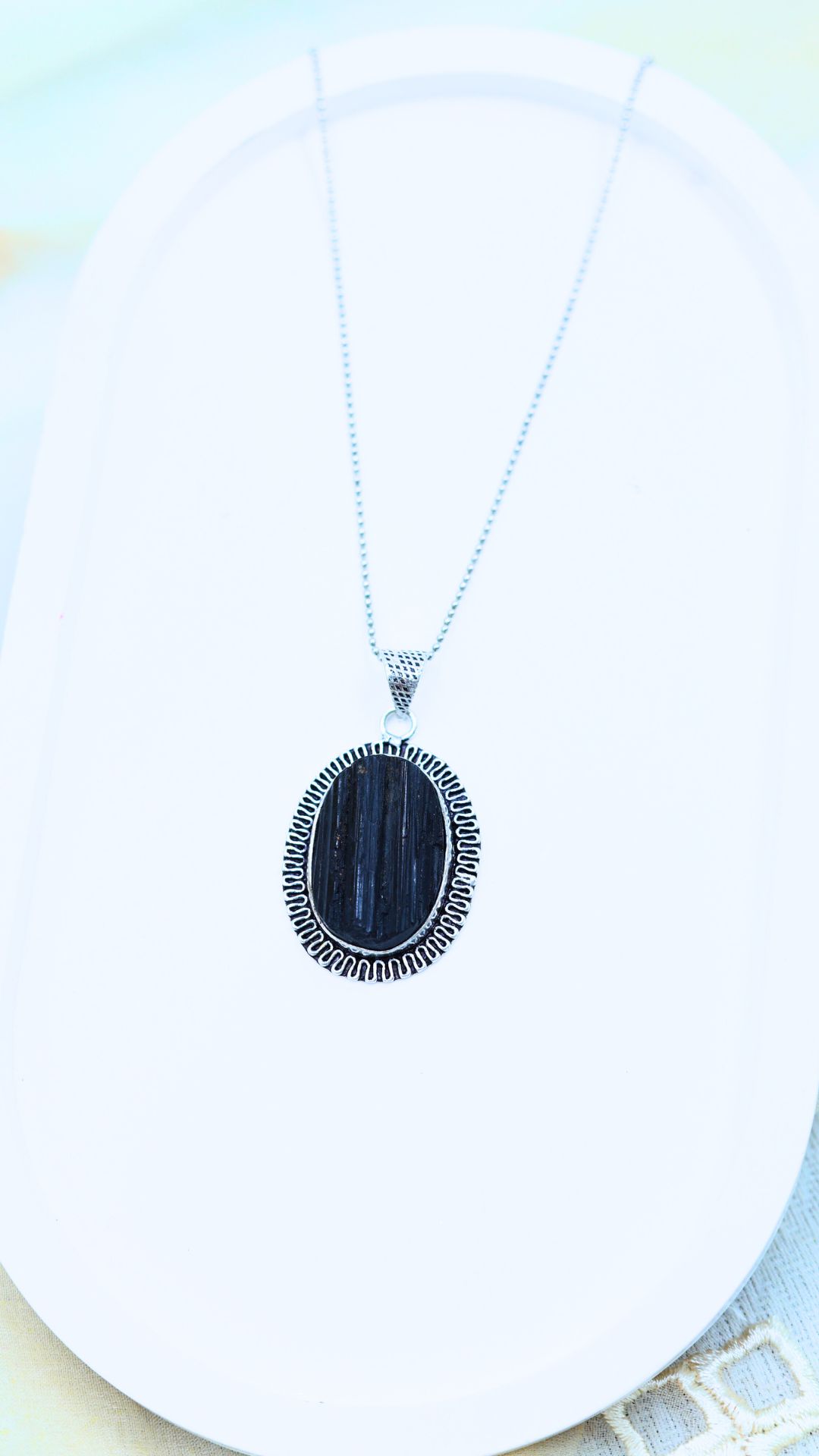Black Tourmaline Pendant