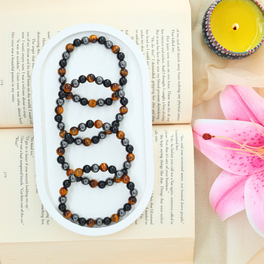 Triple Protection (Tiger's Eye, Hematite, Black Tourmaline) - Image 4