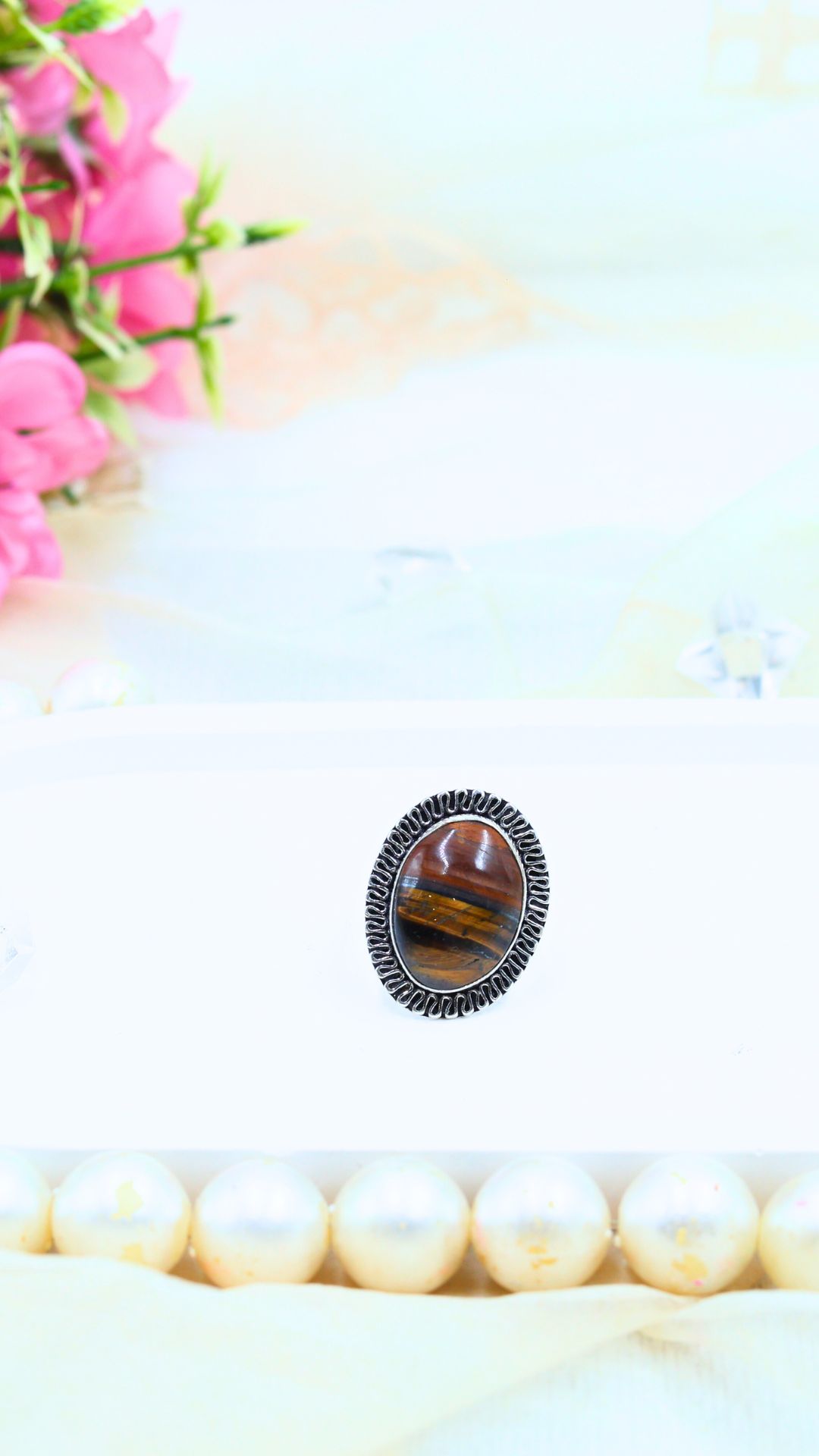 Tiger's Eye Ring - Image 5
