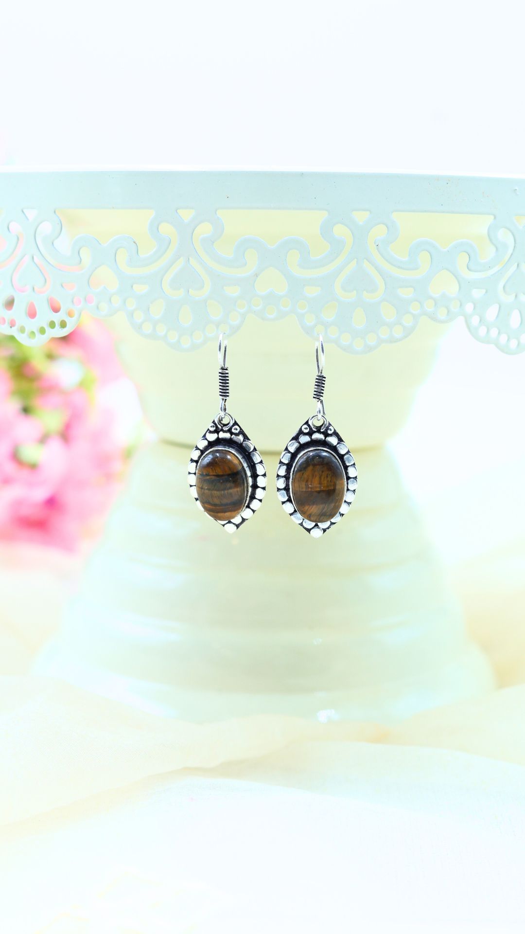 Tiger's Eye Earring