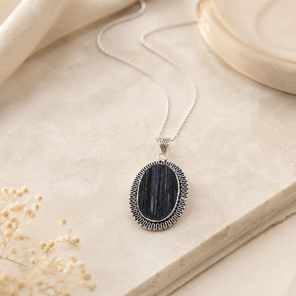 Black Tourmaline Pendant – image 1
