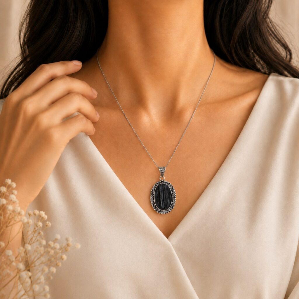 Black Tourmaline Pendant – image 3