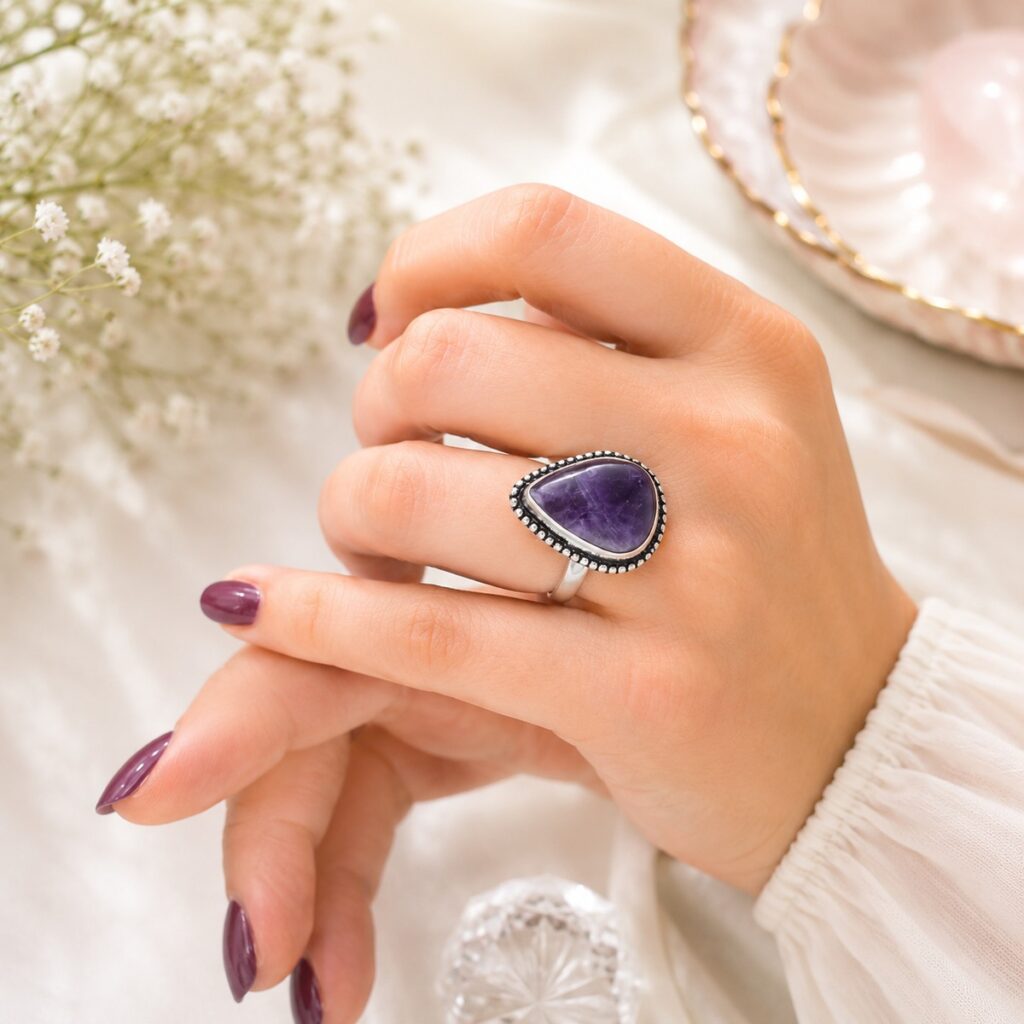Amethyst Ring – image 2