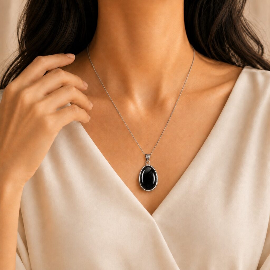 Black Obsidian Pendant – image 2