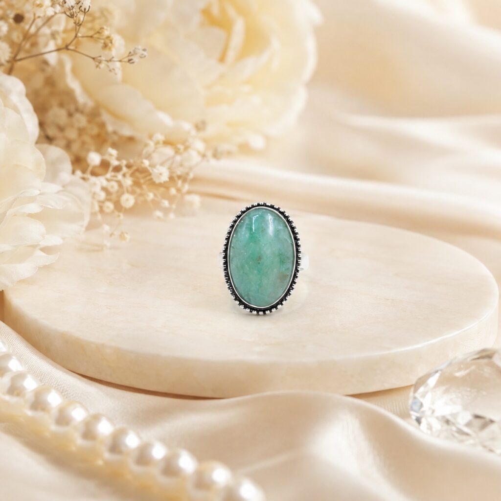 Green Aventurine Ring – image 1