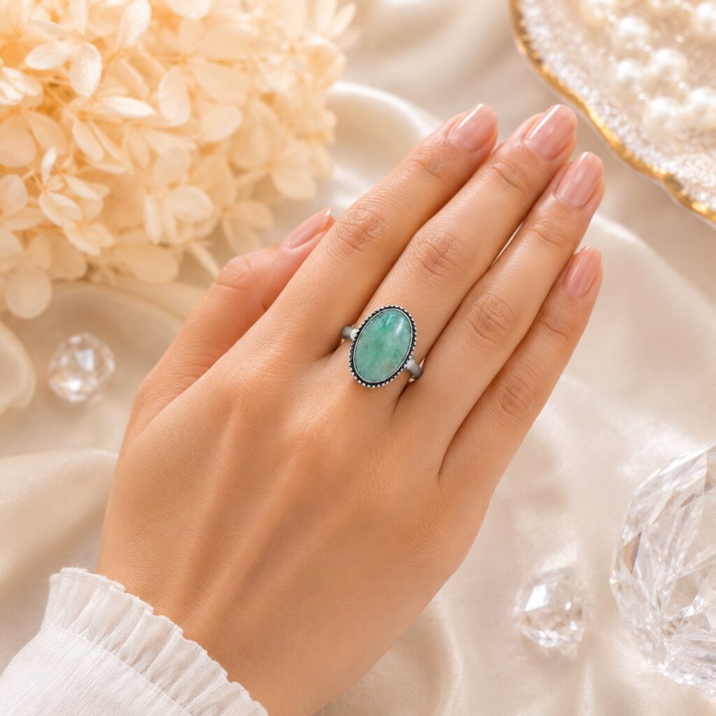 Green Aventurine Ring – image 2