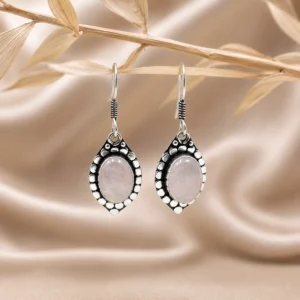 Rose Quartz Earring