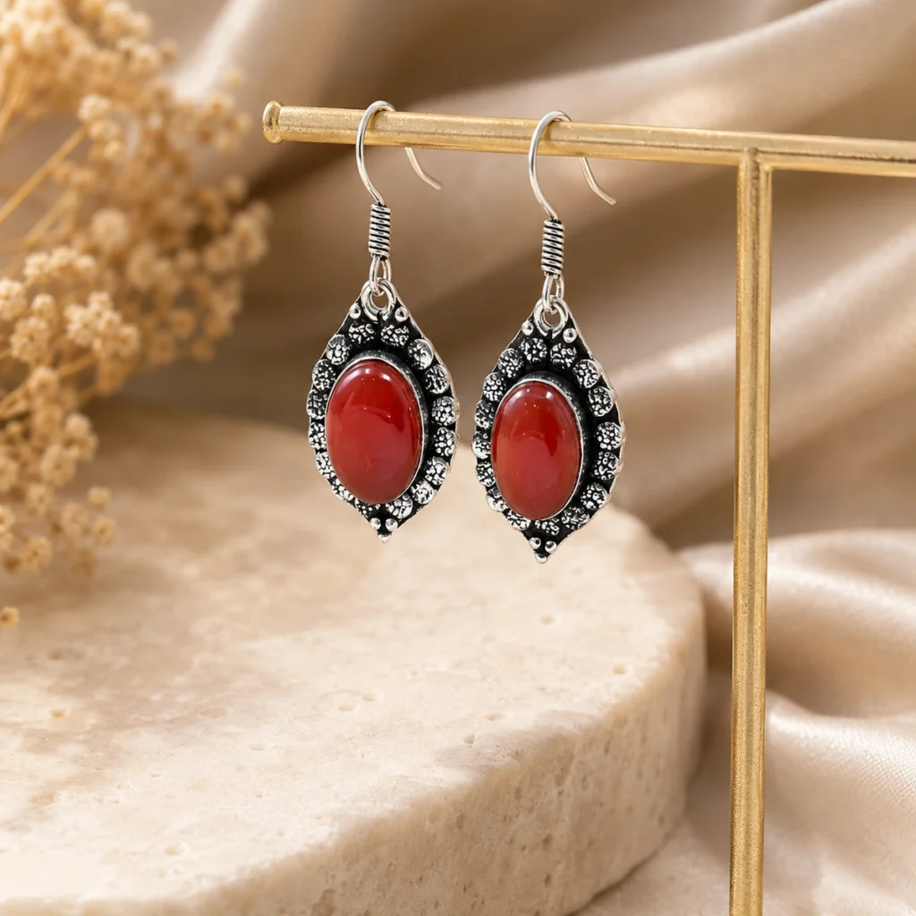 Carnelian Earring – image 2