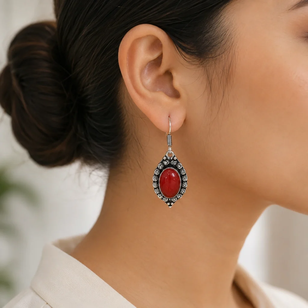 Carnelian Earring – image 3