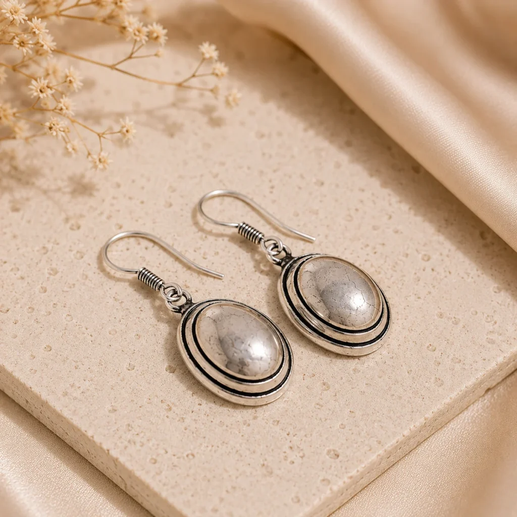 Pyrite Earring – image 1