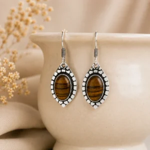 Tiger's Eye Earring