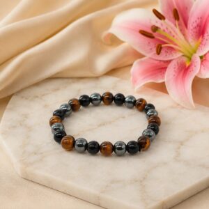 Triple Protection (Tiger's Eye, Hematite, Black Tourmaline)